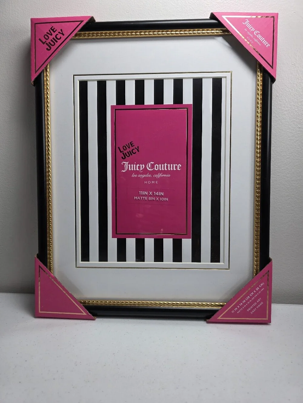NWOT Juicy Couture White Frame with Pink & Gold Accents - Pick 1